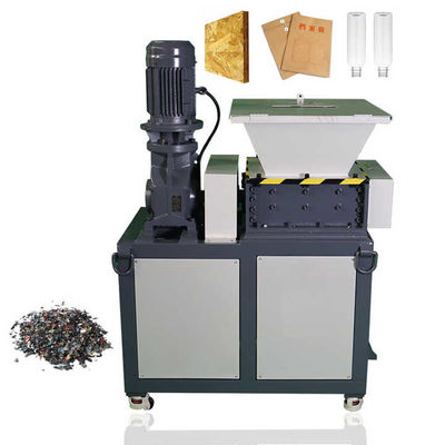 1000kg/h リサイクル クラッシャー 機械 ダブル シャフト プラスチック ボトル モバイル スクラップ シェード