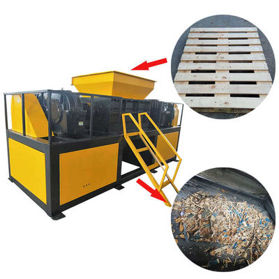 完全自動工業用木材粉砕機 ツインシャフト 100~3000kg/H