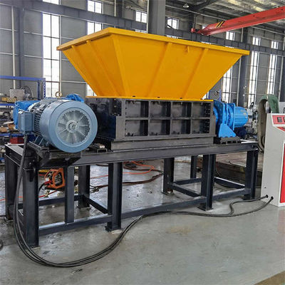 小型繊維用布の泡粉砕機 ダブルシャフトゴミタイヤ粒機