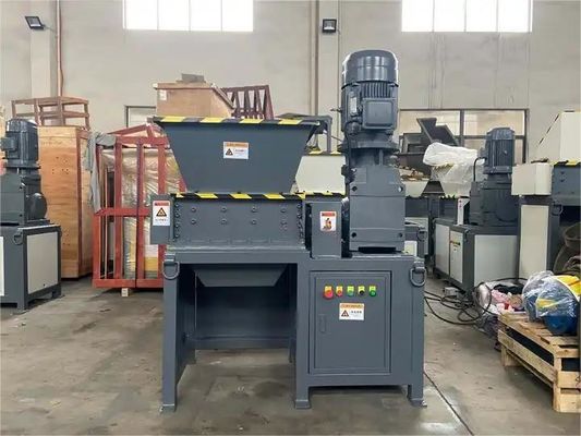 小型繊維用布の泡粉砕機 ダブルシャフトゴミタイヤ粒機