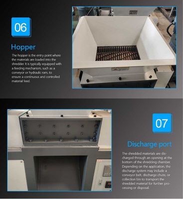 工業用重金属粉砕機 二重軸金属リサイクル粉砕機