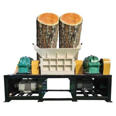 380V 重量用 木材粉砕機 ツインシャフト 木材パレット粉砕機